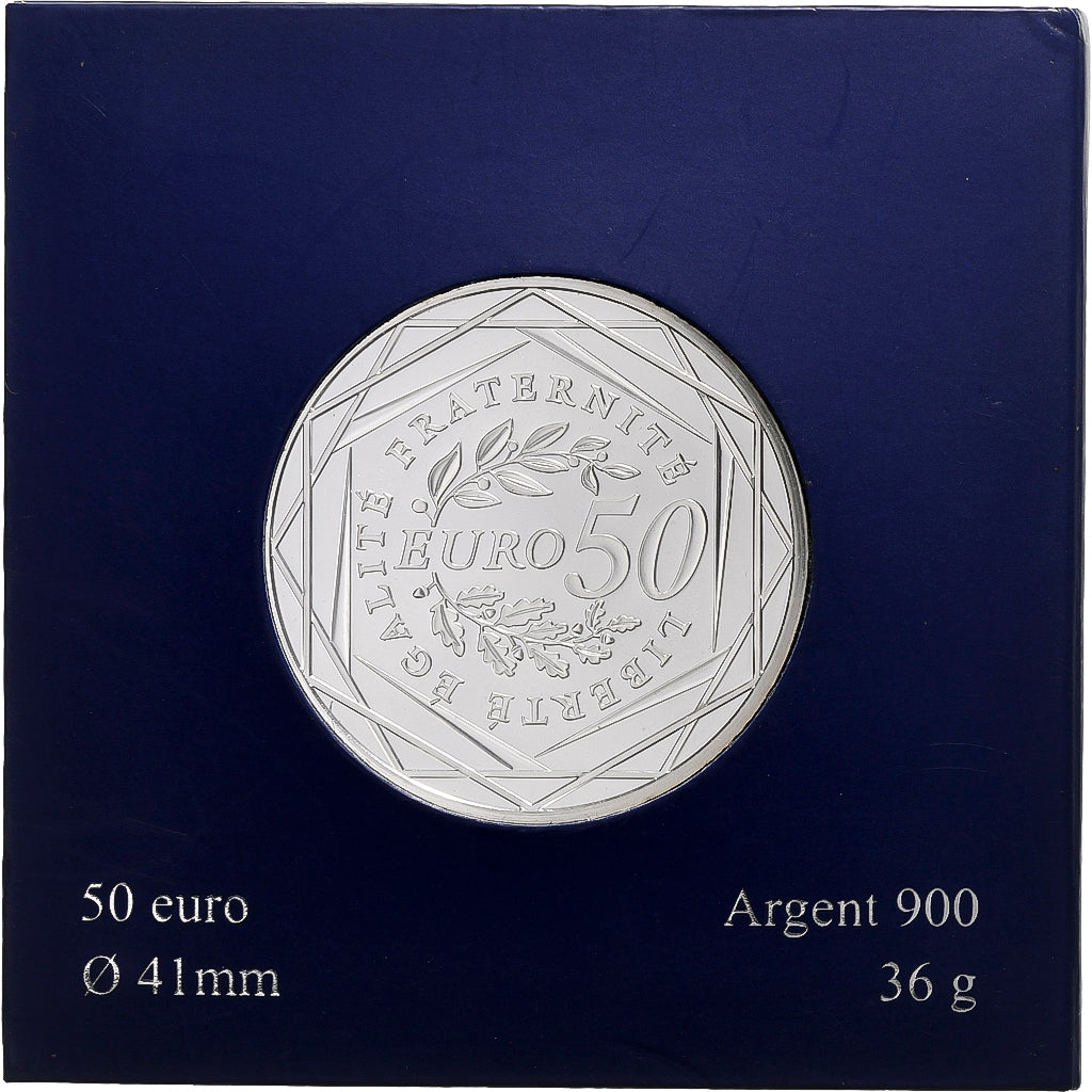 France, 50 Euro, Monnaie de Paris, Semeuse, 2010, Paris, Argent, FDC, KM:1644