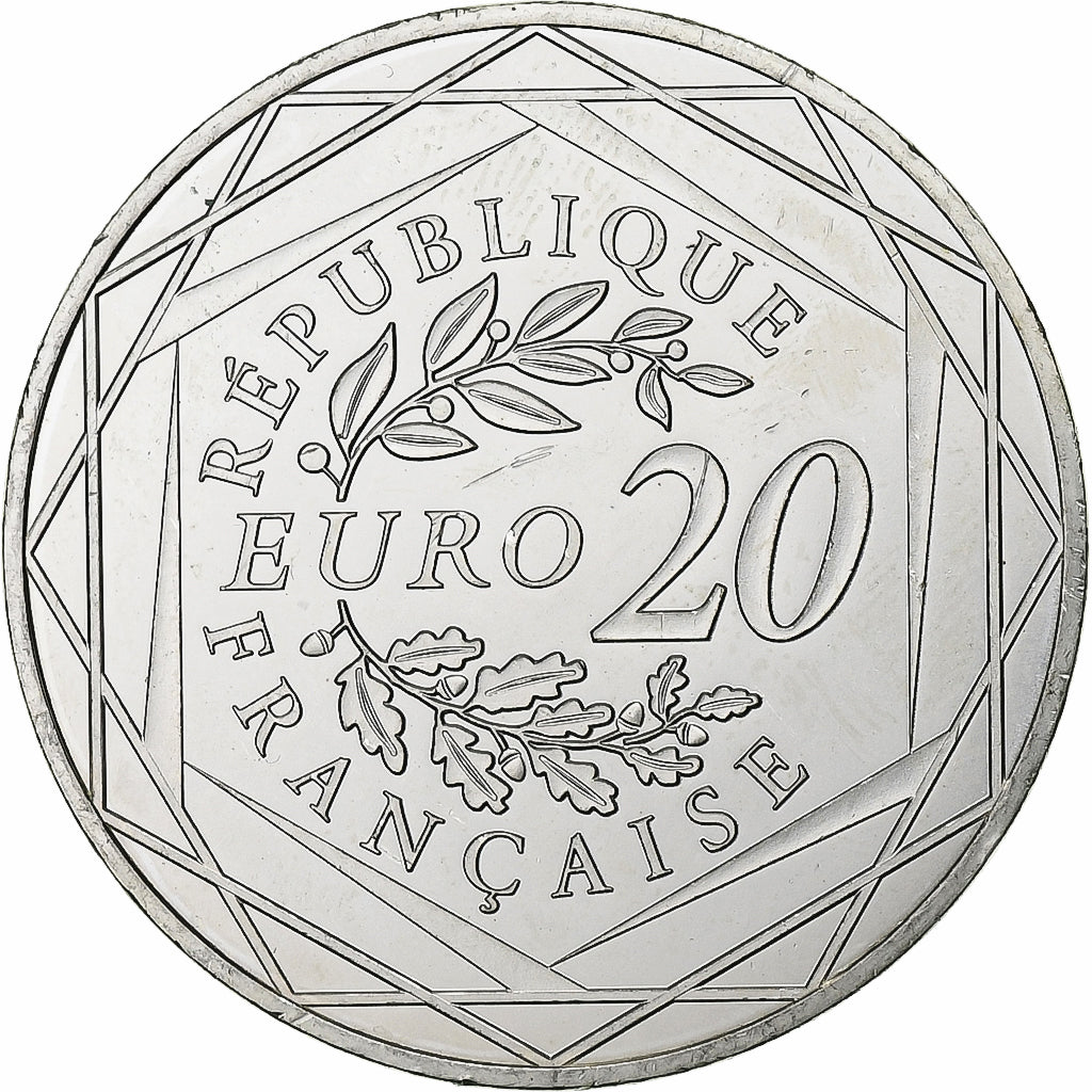 France, 20 Euro, Monnaie de Paris, 2017, Paris, Silver, MS(65-70), KM:New