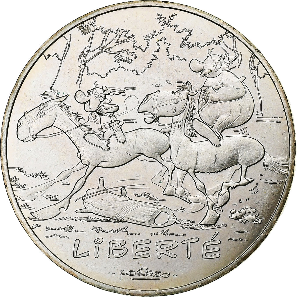 França, 10 Euro, Monnaie de Paris, Astérix Liberté (Le Tour de Gaule), 2015