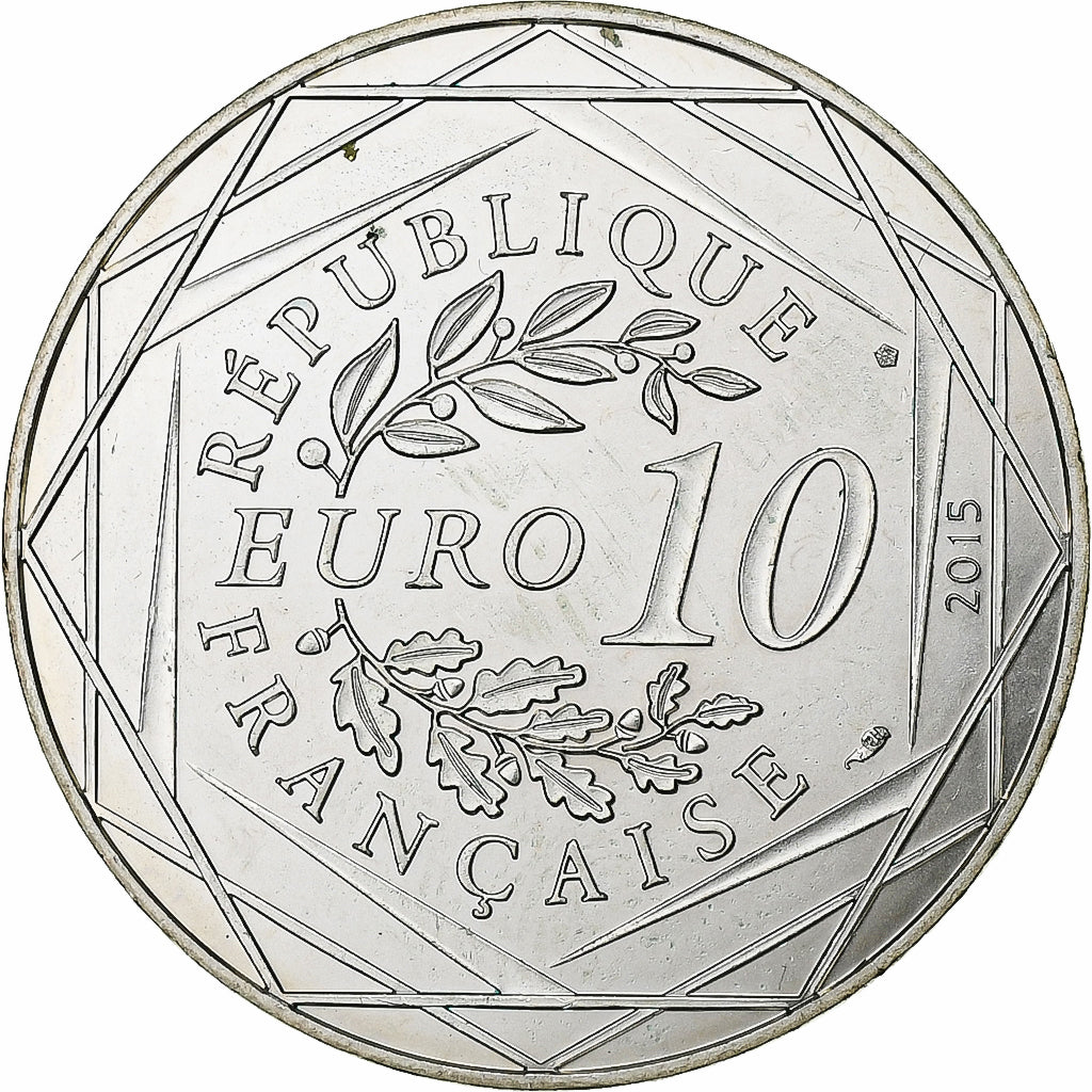 France, 10 Euro, Monnaie de Paris, 2015, Paris, Silver, MS(63)