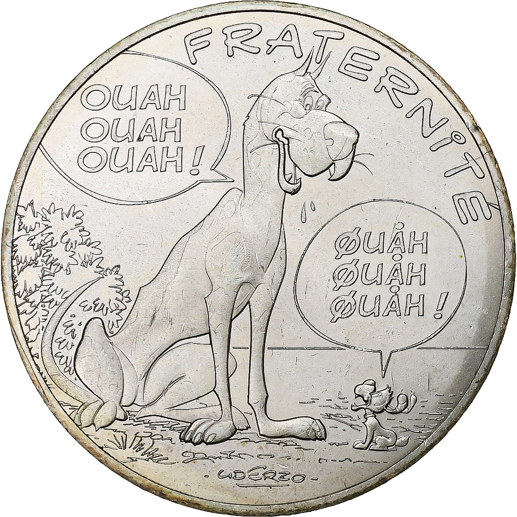 France, 10 Euro, Asterix - Fraternité, 2015, Monnaie de Paris, Silver, MS(63)