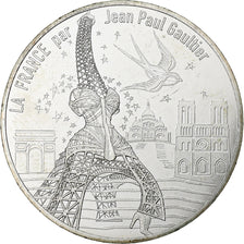 France, 10 Euro, Jean-Paul Gaultier, 13, 2017, Silver, MS(63)