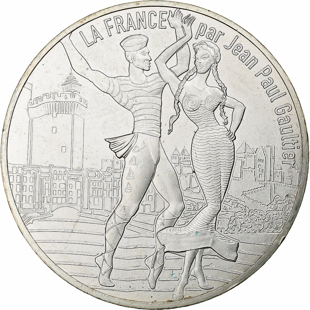 France, 10 Euro, Jean Paul Gaultier, 10, 2017, Silver, MS(63)