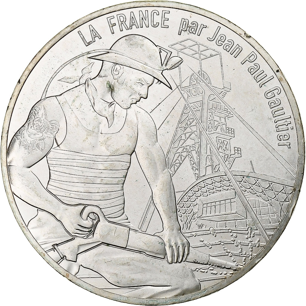 France, 10 Euro, Jean Paul Gaultier, La Lorraine (14), 2017, Silver, MS(63)