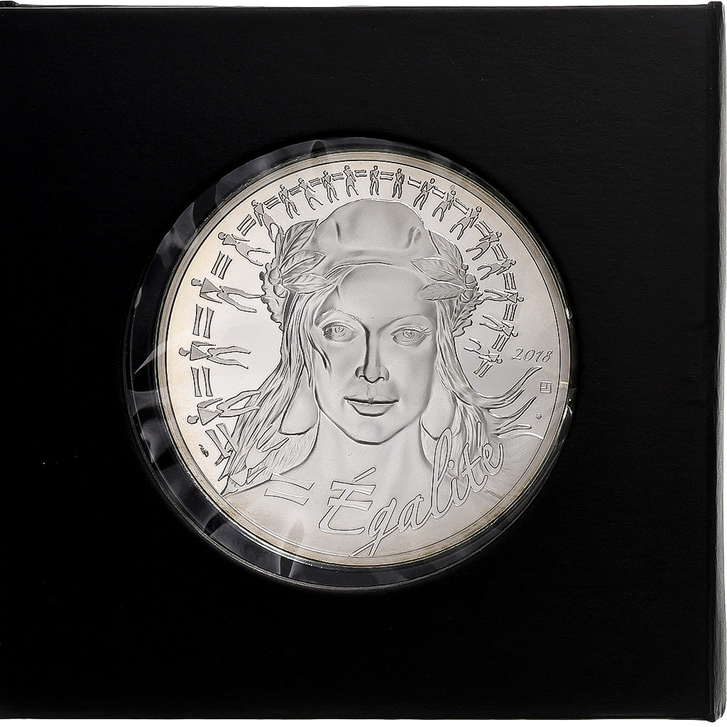 Francja, 100 Euro, 2018, Paris, Srebro, MS(65-70)