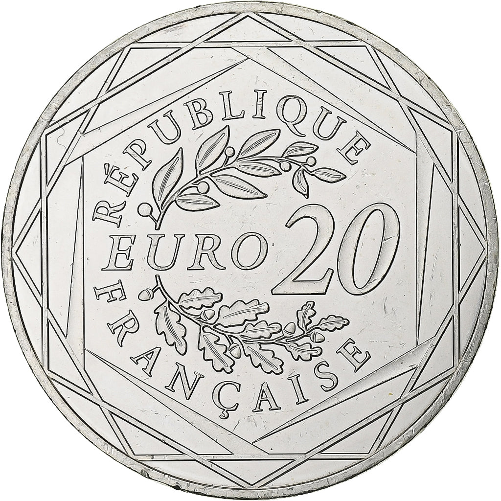 France, 20 Euro, 2019, Paris, Argent, SPL