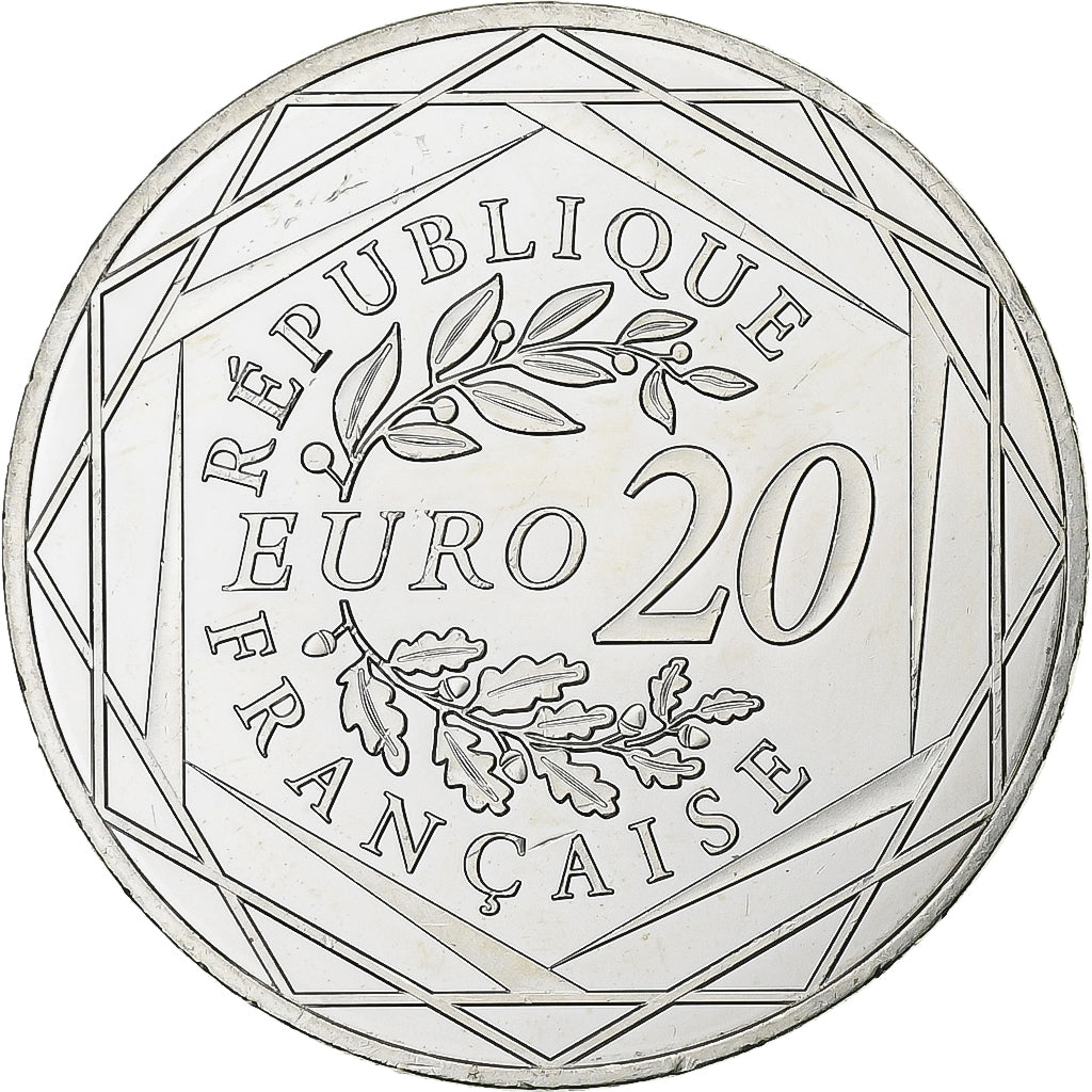 France, 20 Euro, 2019, Paris, Argent, SPL