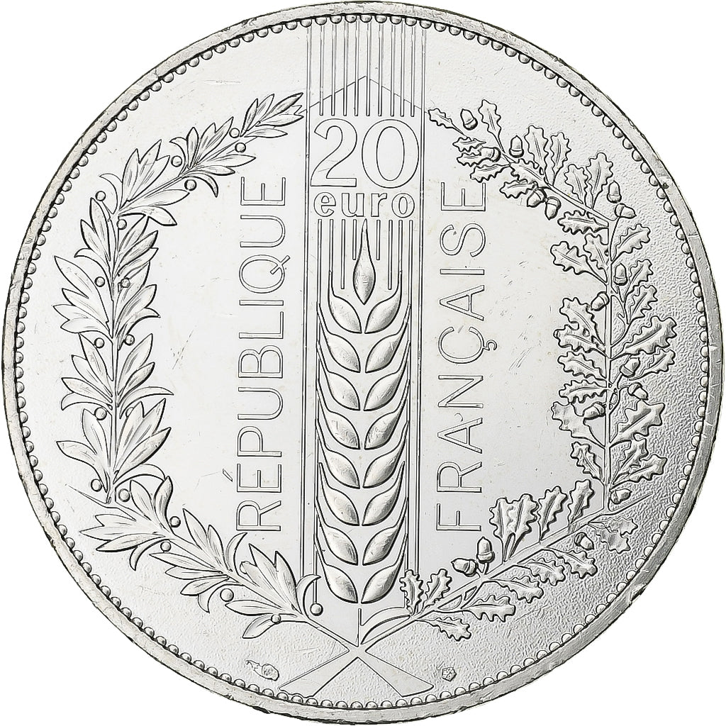 France, 20 Euro, 2020, Paris, Argent, FDC