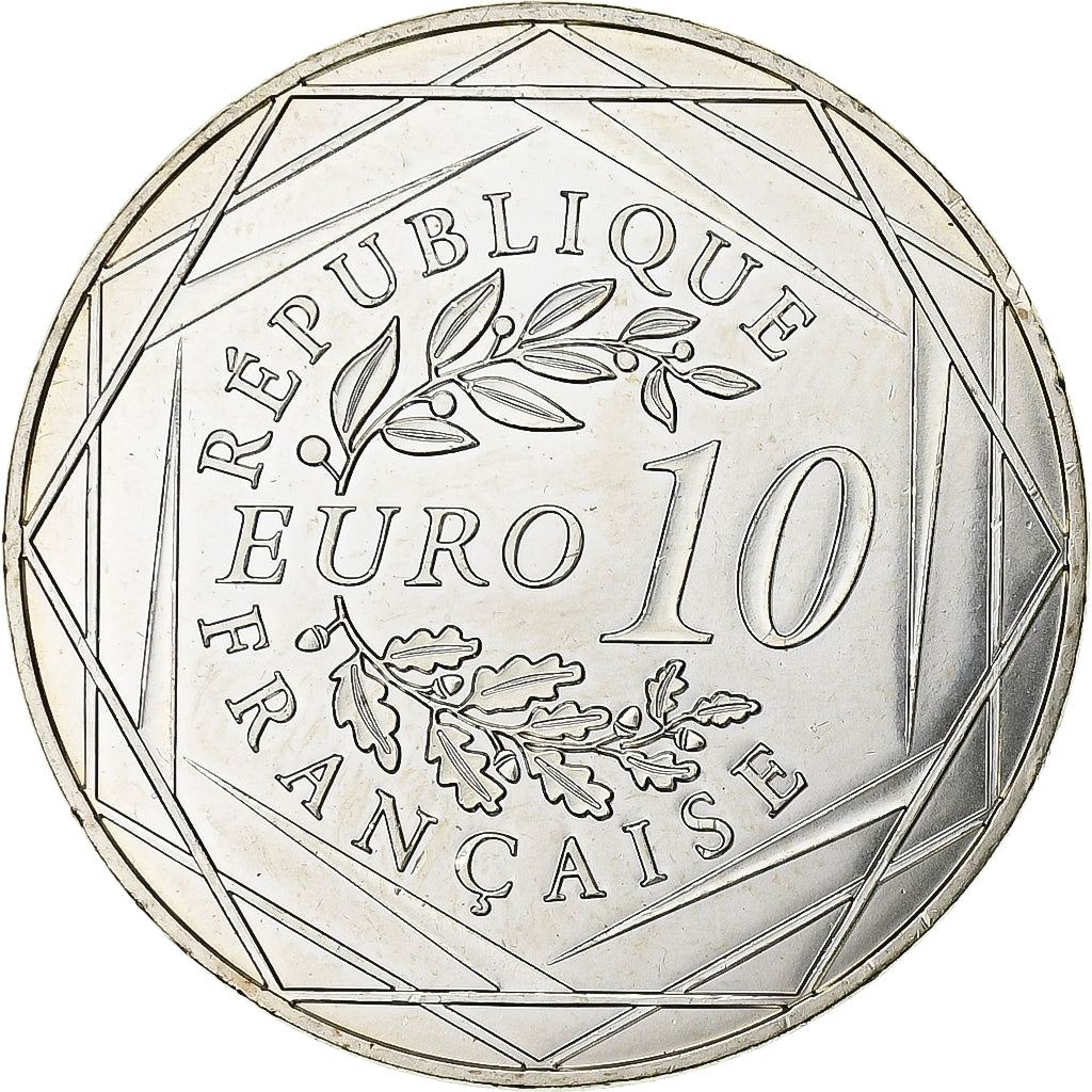 Francja, 10 Euro, 2014, Srebro, MS(63)