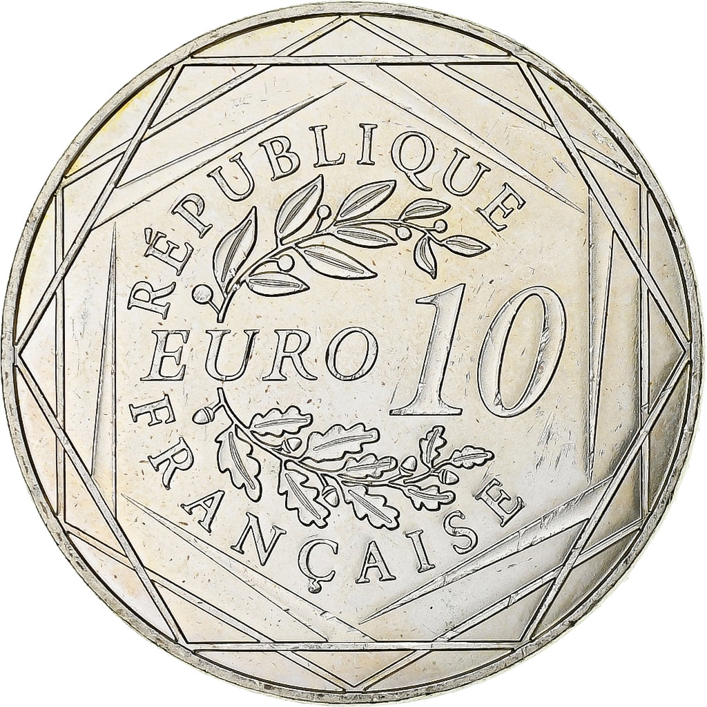Francja, 10 Euro, 2014, Srebro, MS(63)