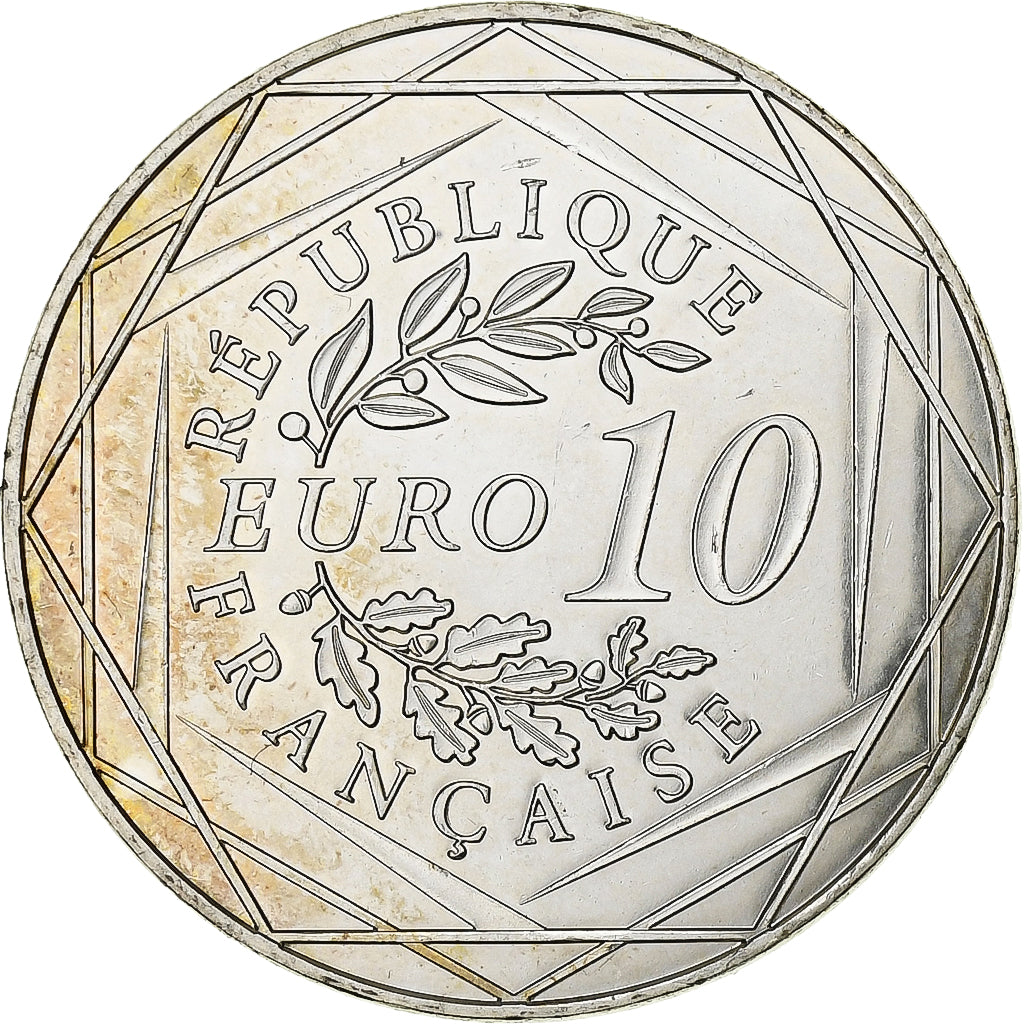 Francja, 10 Euro, 2014, Srebro, MS(63)