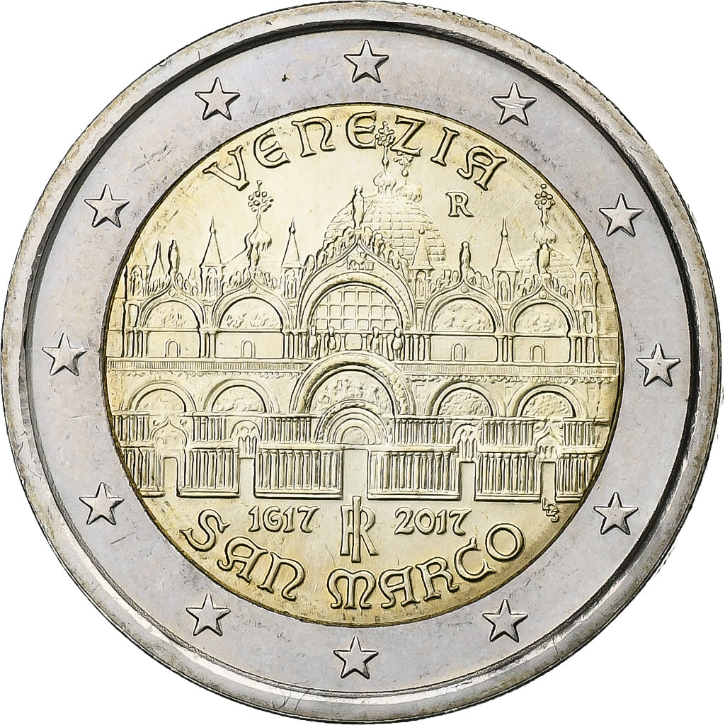 Italia, 2 Euro, 2017, Bimetálico, SC
