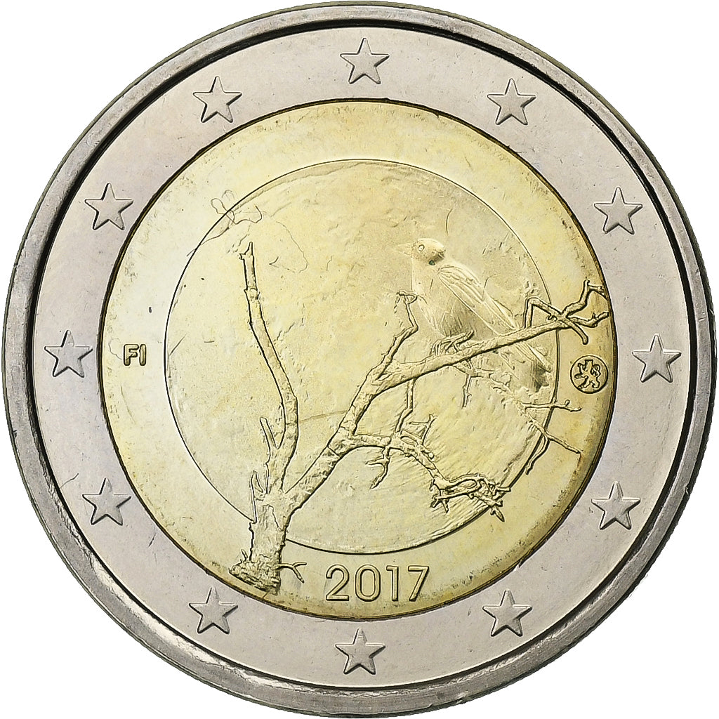 Finlandia, 2 Euro, 2017, Vantaa, Bi-metallico, SPL