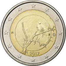Finland, 2 Euro, 2017,Nature finlandaise, Vantaa, Bi-Metallic, MS(63)