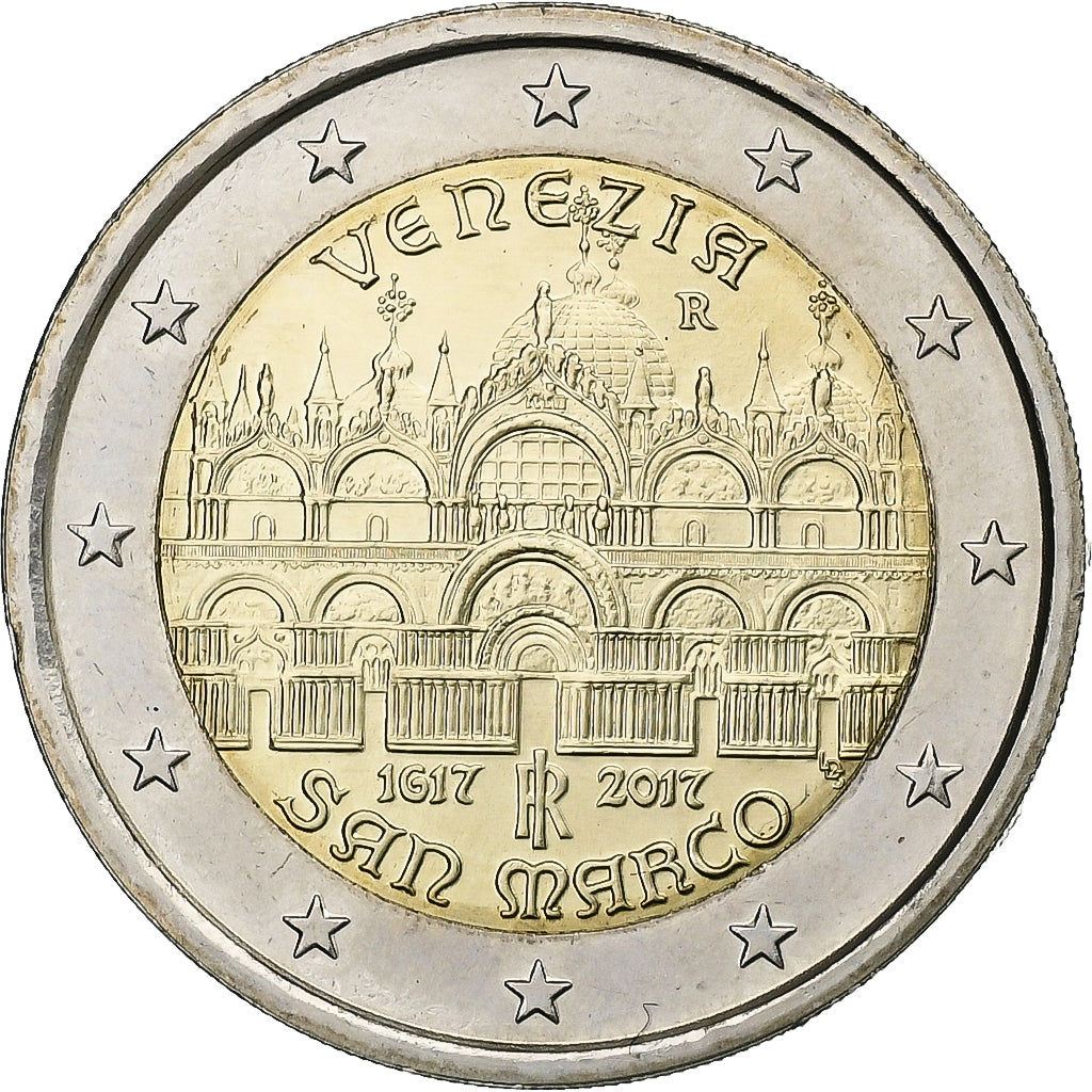 Italia, 2 Euro, 2017, Bimetálico, SC