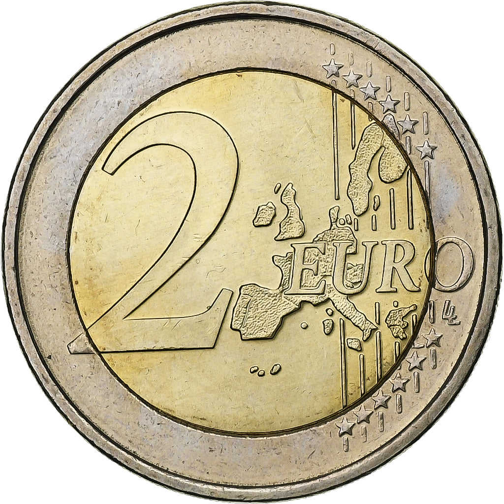 Greece, 2 Euro, 2004, Athens, Bi-Metallic, MS(63), KM:188