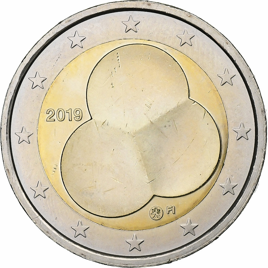 Finland, 2 Euro, Finlande 100 ans de la Constitution 2019, 2019, Bi-Metallic