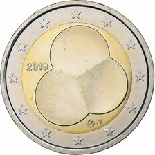 Finland, 2 Euro, Finlande 100 ans de la Constitution 2019, 2019, Bi-Metallic