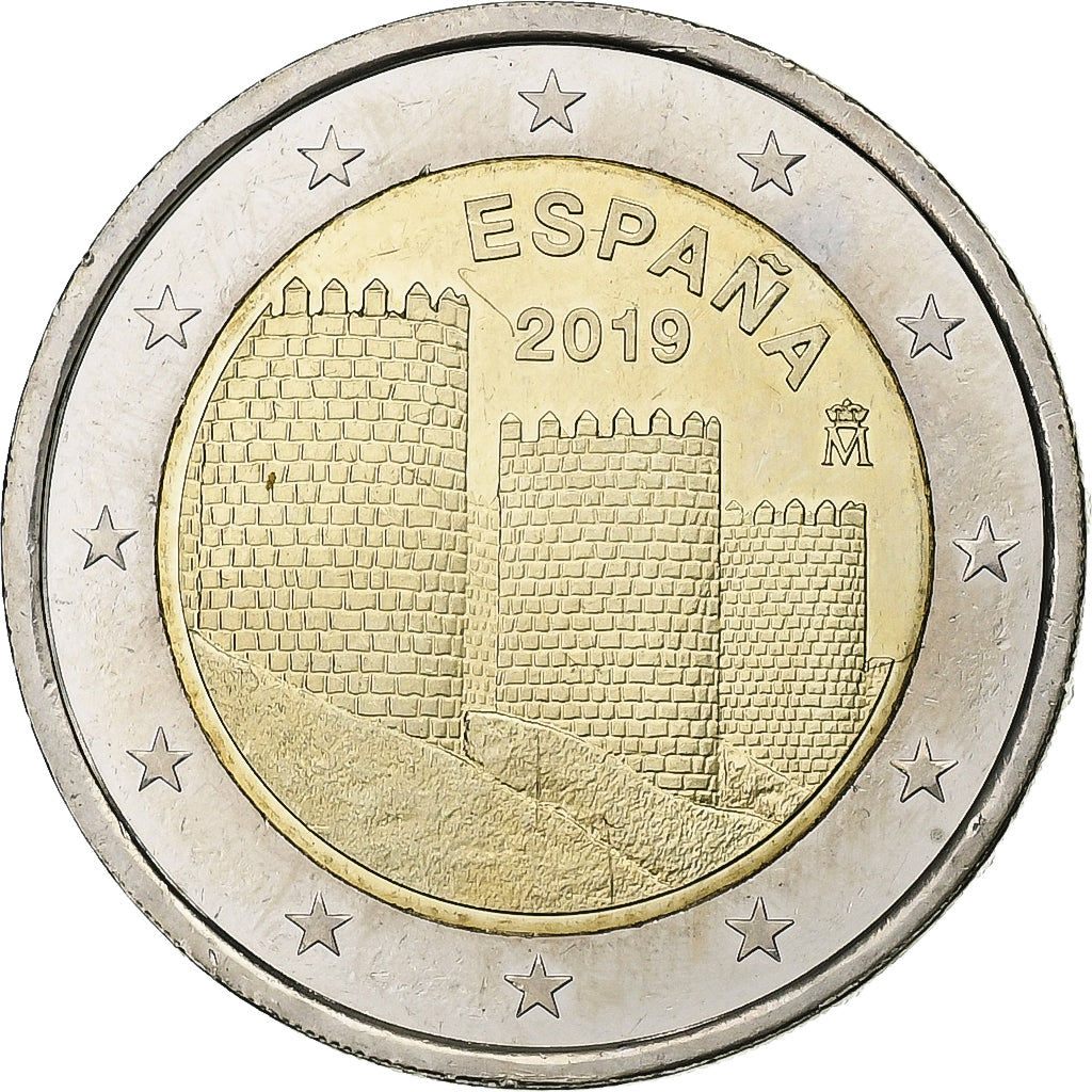 Spain, 2 Euro, Avila, 2019, Bi-Metallic, MS(63), KM:New