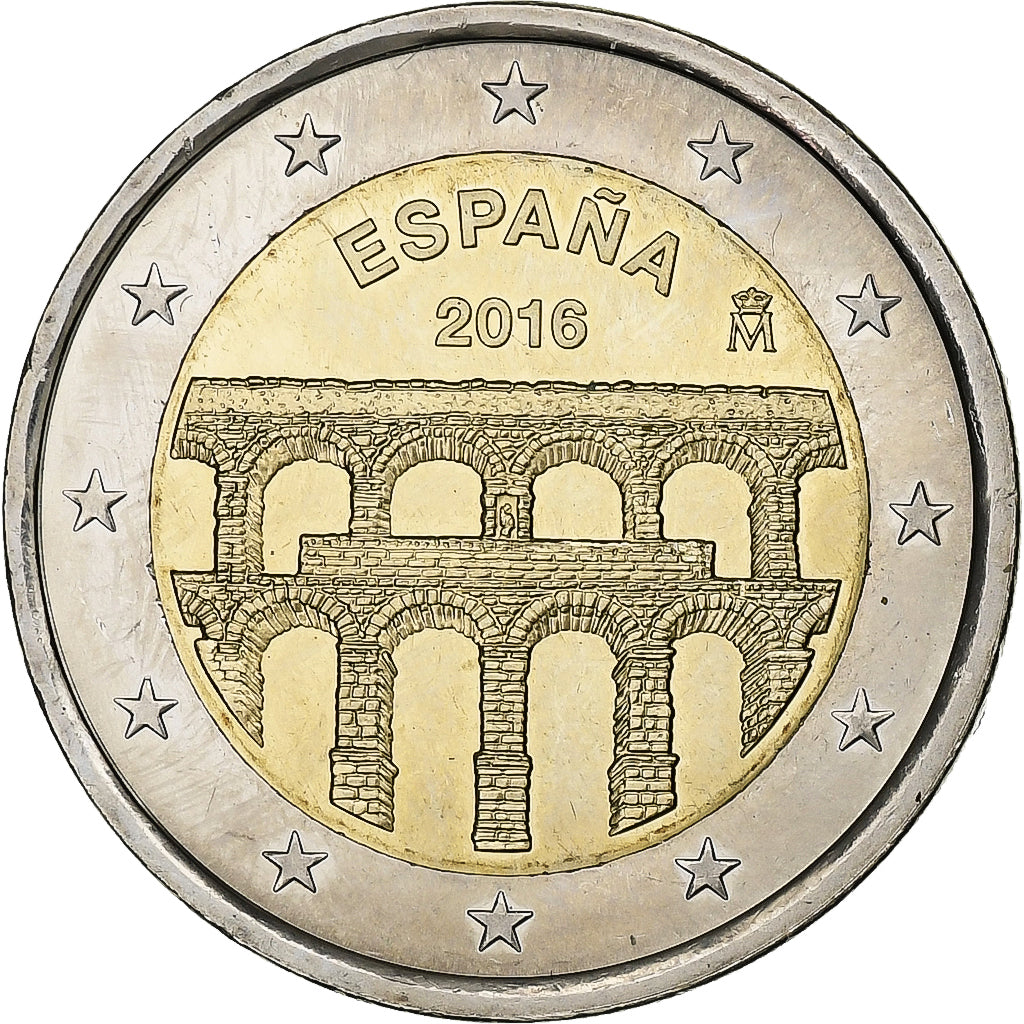 España, 2 Euro, 2016, Bimetálico, SC
