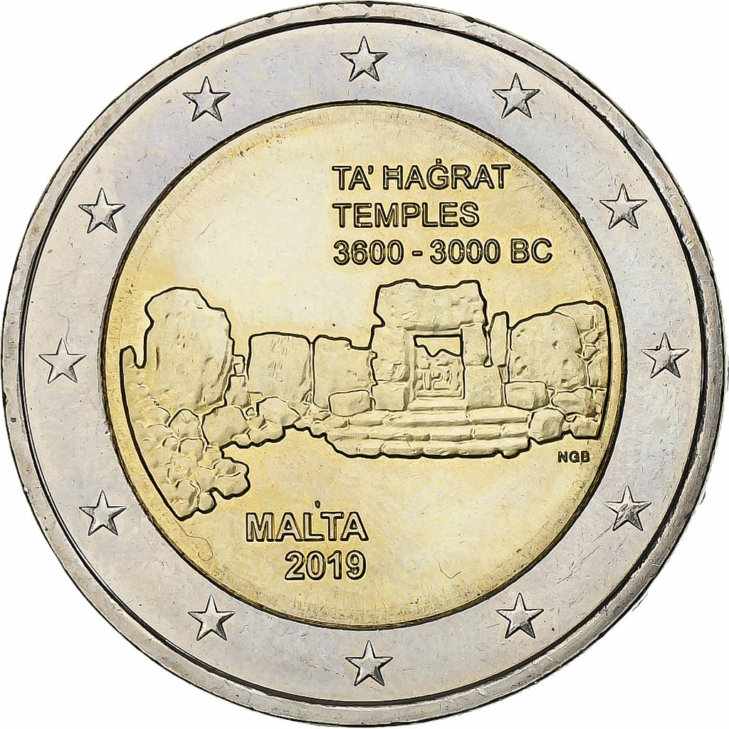 Malta, 2 Euro, 2019, Bi-metallico, SPL
