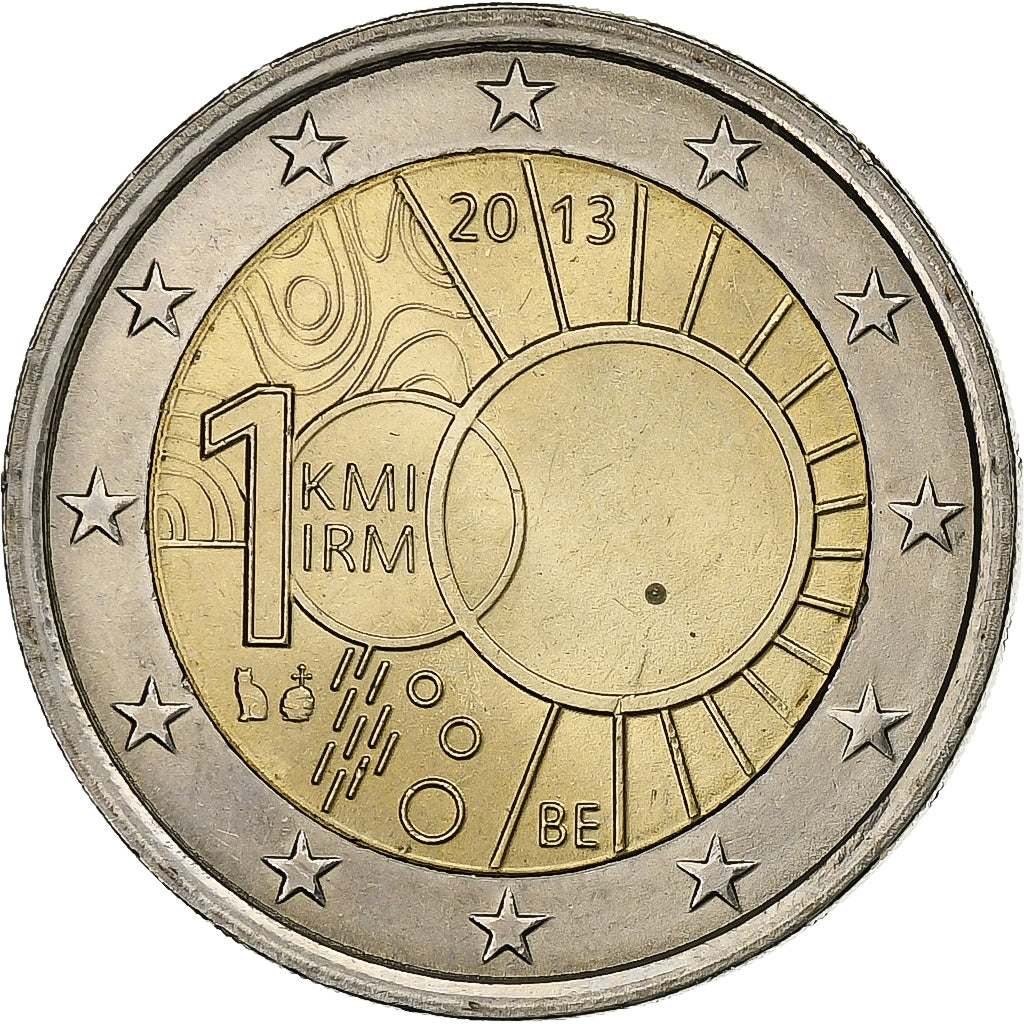 Belgique, 2 Euro, INSTITUT MÉTÉOROLOGIQUE, 2013, Bimétallique, SPL