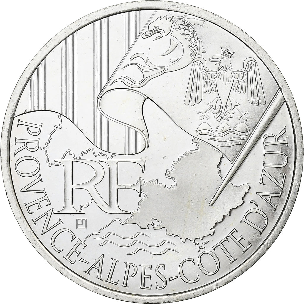 France, 10 Euro, 2010, Paris, Silver, MS(60-62), KM:1668