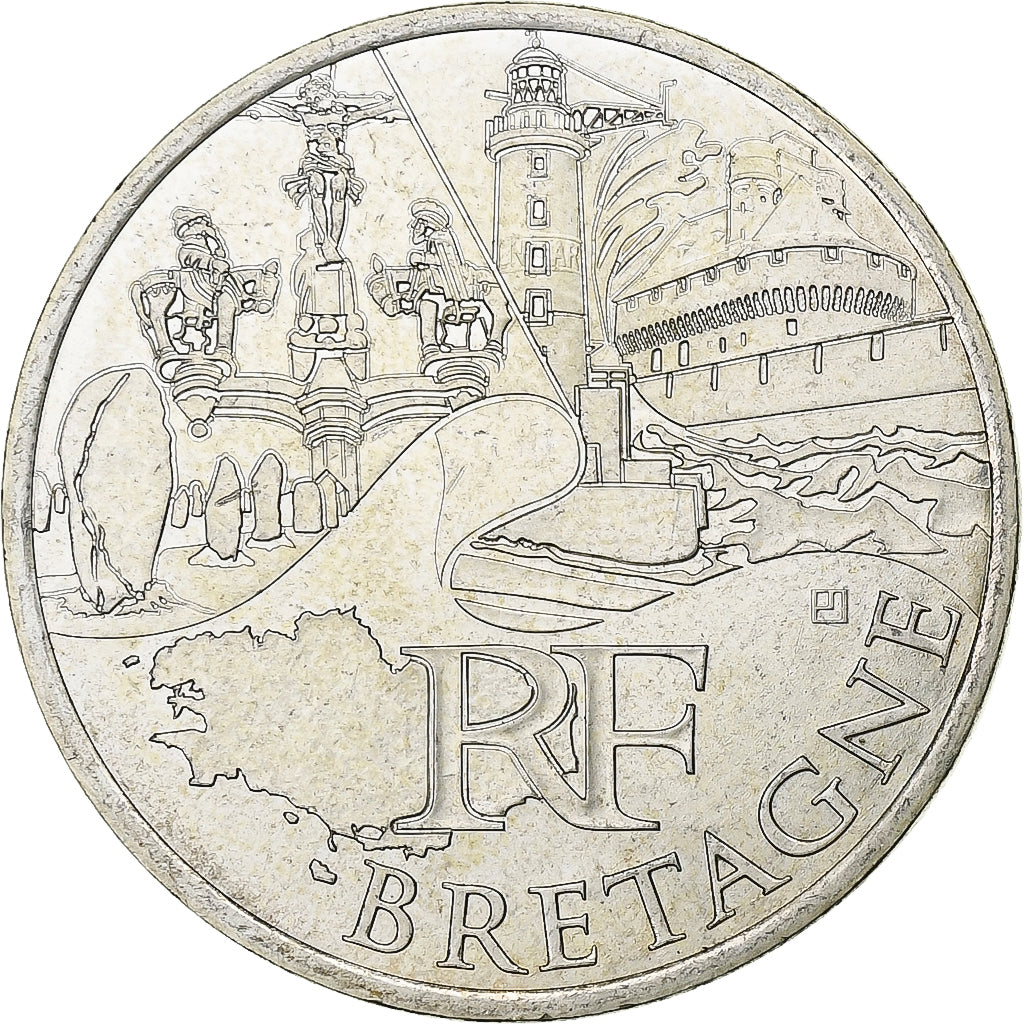 Francja, 10 Euro, 2011, Srebro, MS(63)