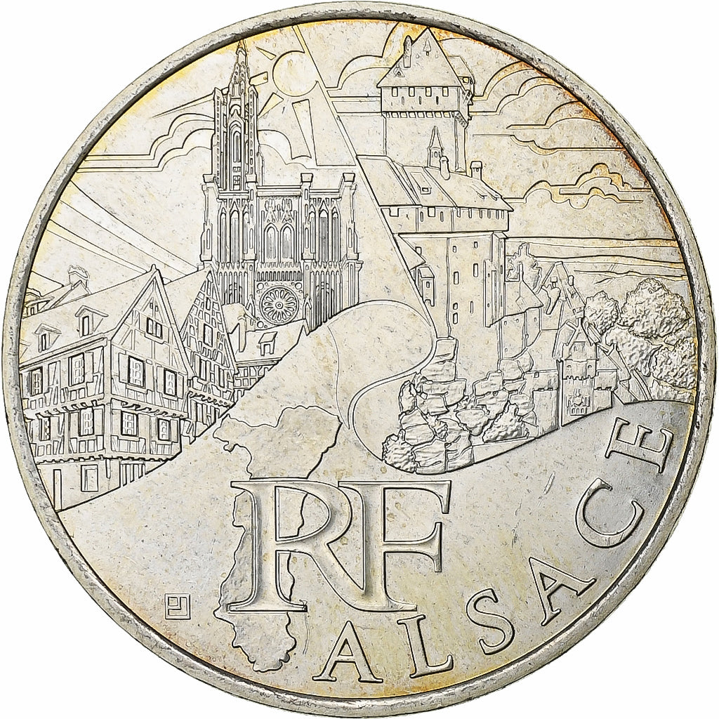 Francja, 10 Euro, 2011, Paris, Srebro, MS(63), KM:1734