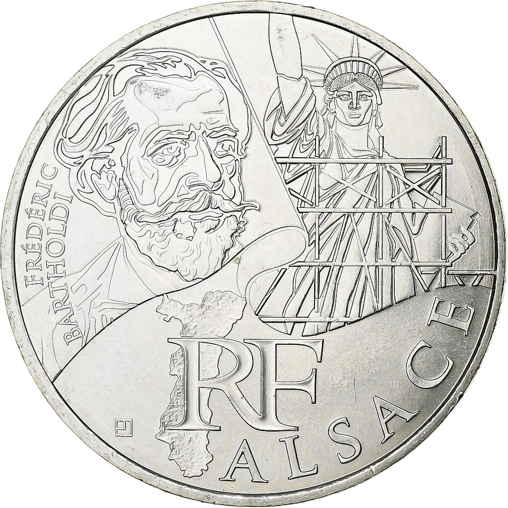 Francja, 10 Euro, 2012, Paris, Srebro, MS(64), KM:1870