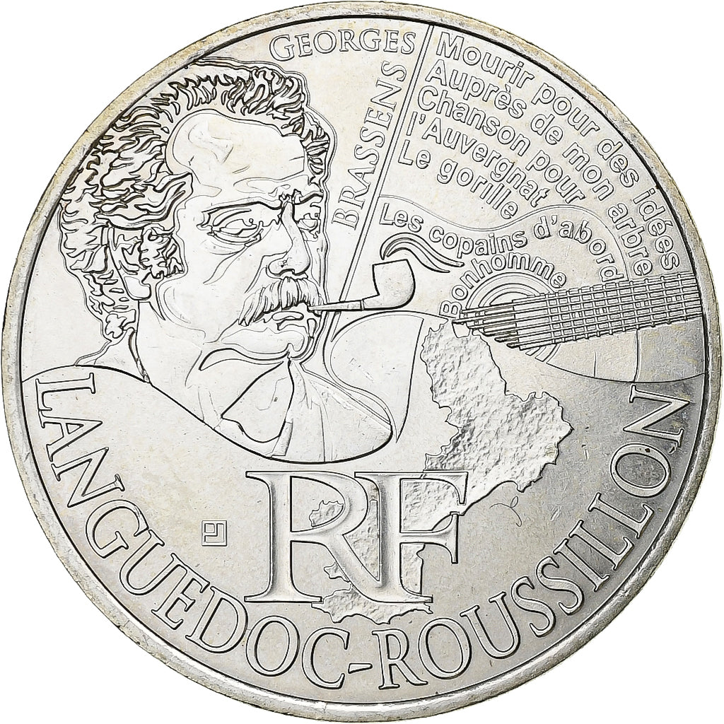 Frankrijk, 10 Euro, Euros des régions, Languedoc roussillon, 2012, Monnaie de