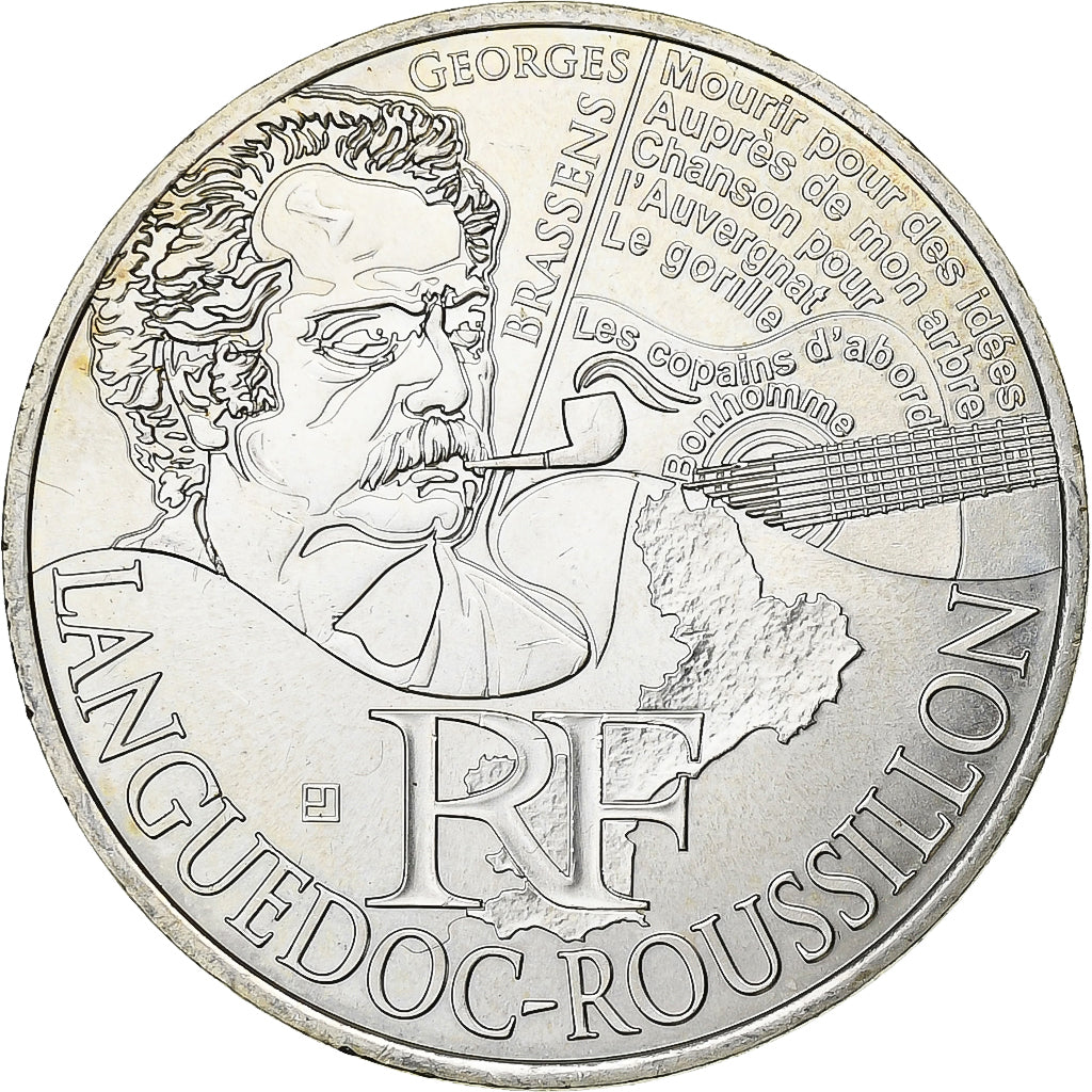 France, 10 Euro, Euros des régions, Languedoc roussillon, 2012, Monnaie de