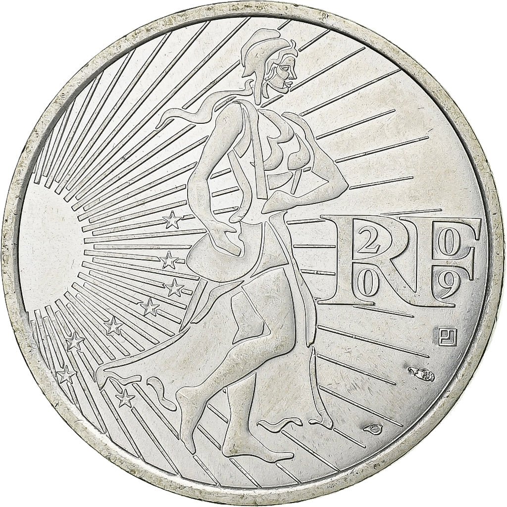 Frankrijk, 10 Euro, 2009, Zilver, UNC-, Gadoury:EU337, KM:1580