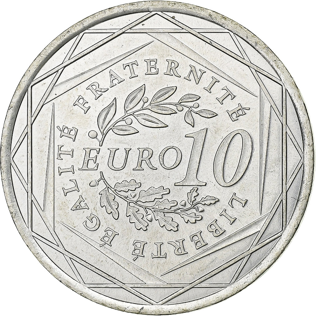 Francja, 10 Euro, 2009, Srebro, MS(63), Gadoury:EU337, KM:1580