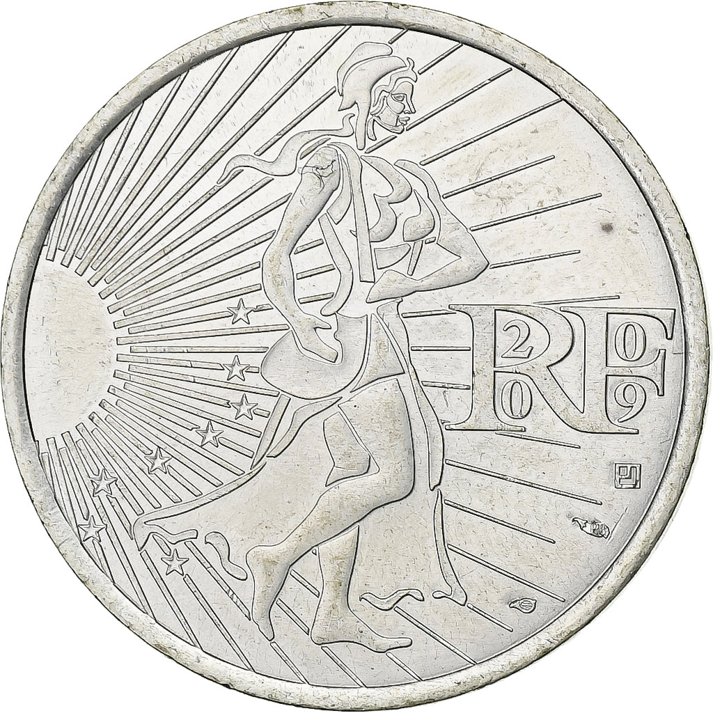 Francja, 10 Euro, 2009, Srebro, MS(63), Gadoury:EU337, KM:1580