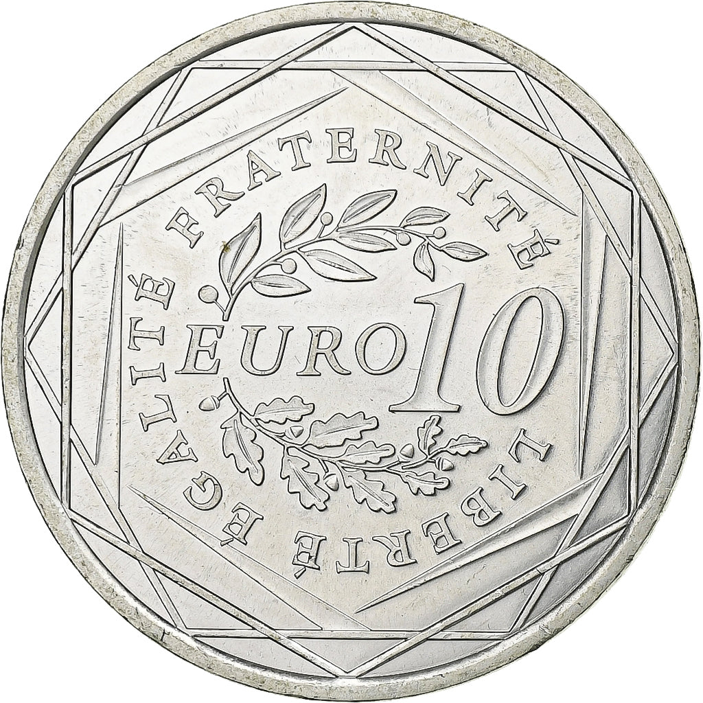 Francja, 10 Euro, 2009, Srebro, MS(63), Gadoury:EU337, KM:1580