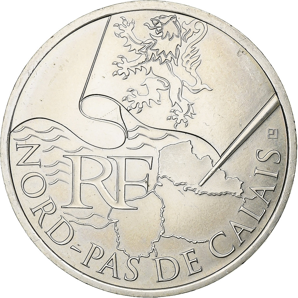 Francja, 10 Euro, 2010, Paris, Srebro, MS(63), Gadoury:EU399, KM:1664