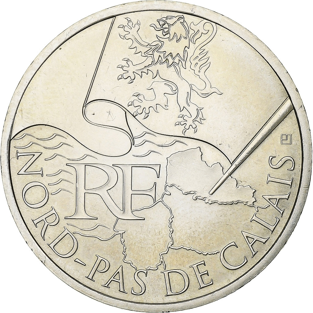 Francja, 10 Euro, 2010, Paris, Srebro, MS(63), Gadoury:EU399, KM:1664