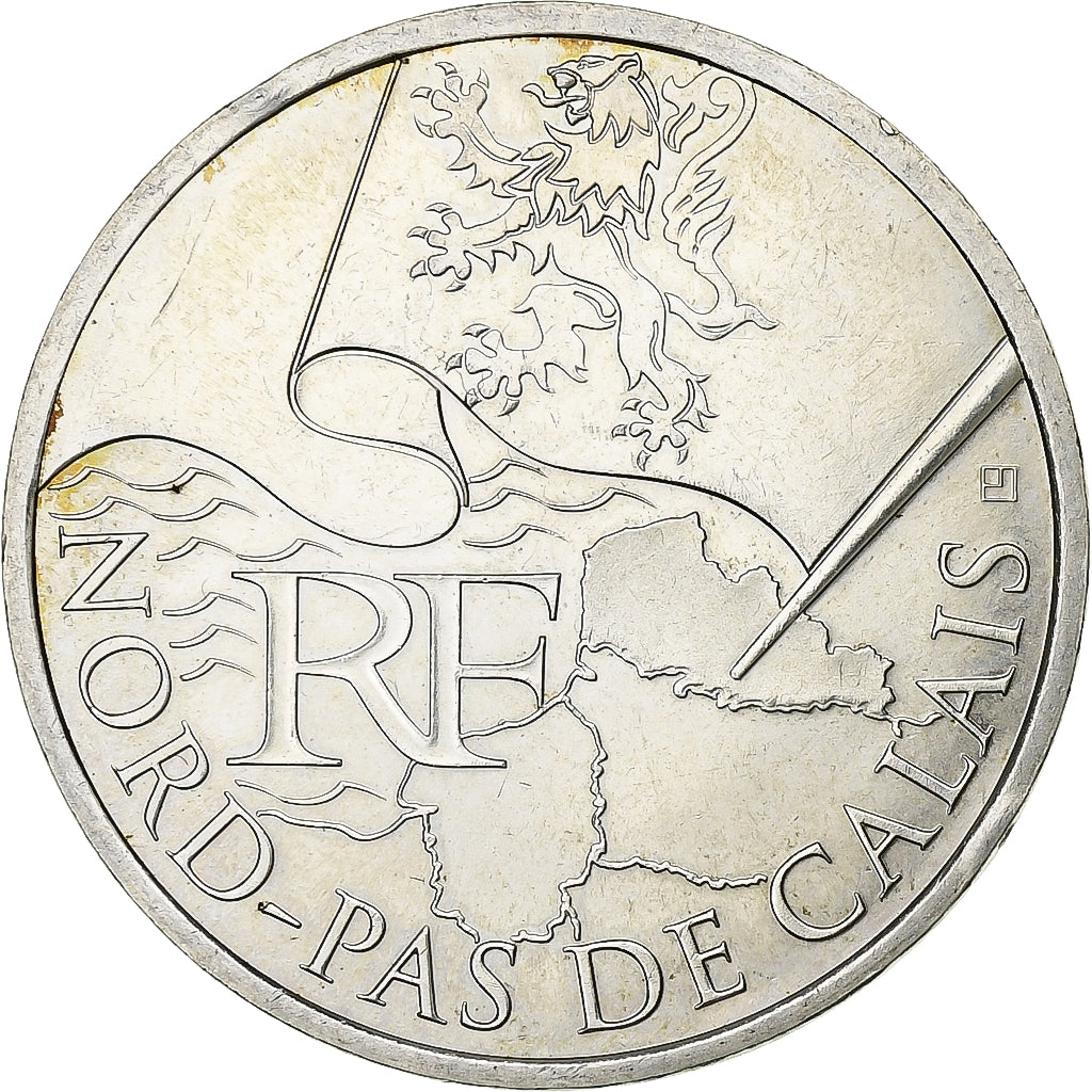 Francja, 10 Euro, 2010, Paris, Srebro, MS(63), Gadoury:EU399, KM:1664
