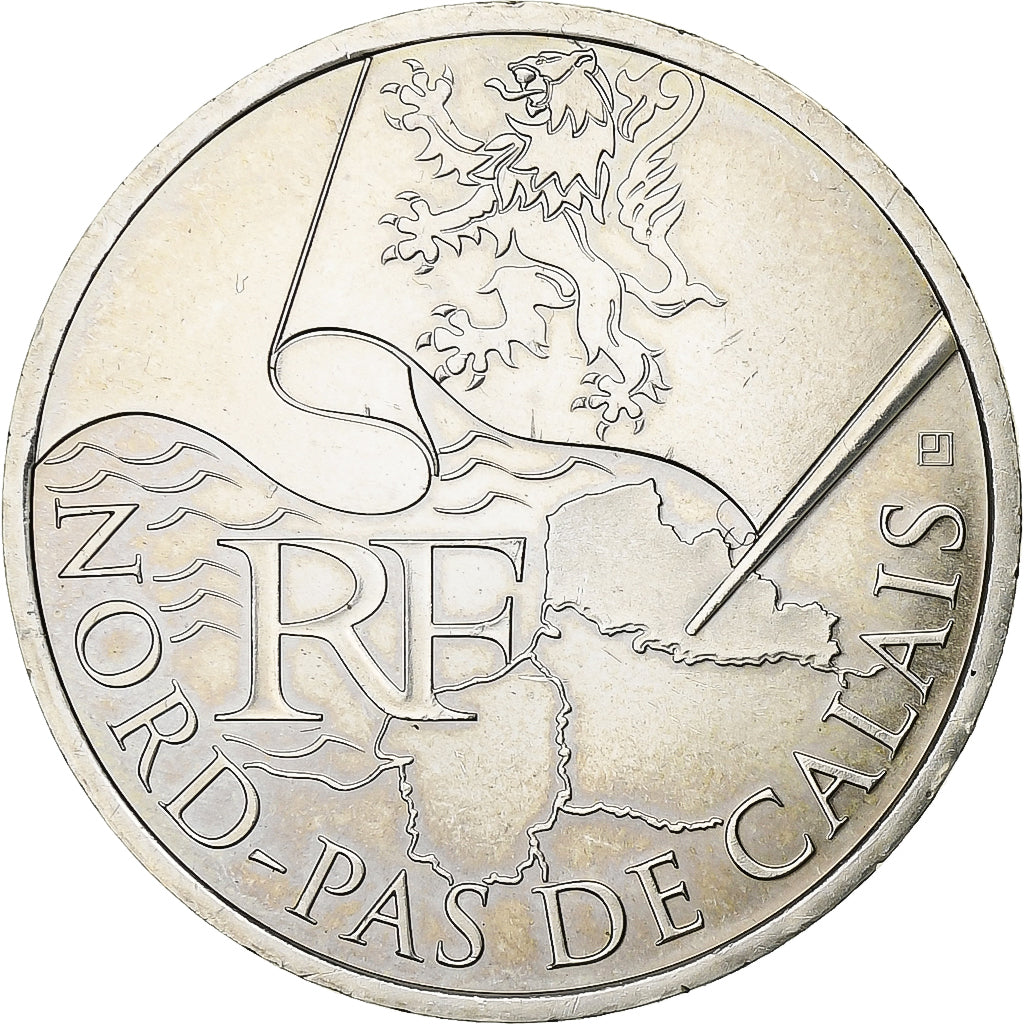 Francja, 10 Euro, 2010, Paris, Srebro, MS(63), Gadoury:EU399, KM:1664