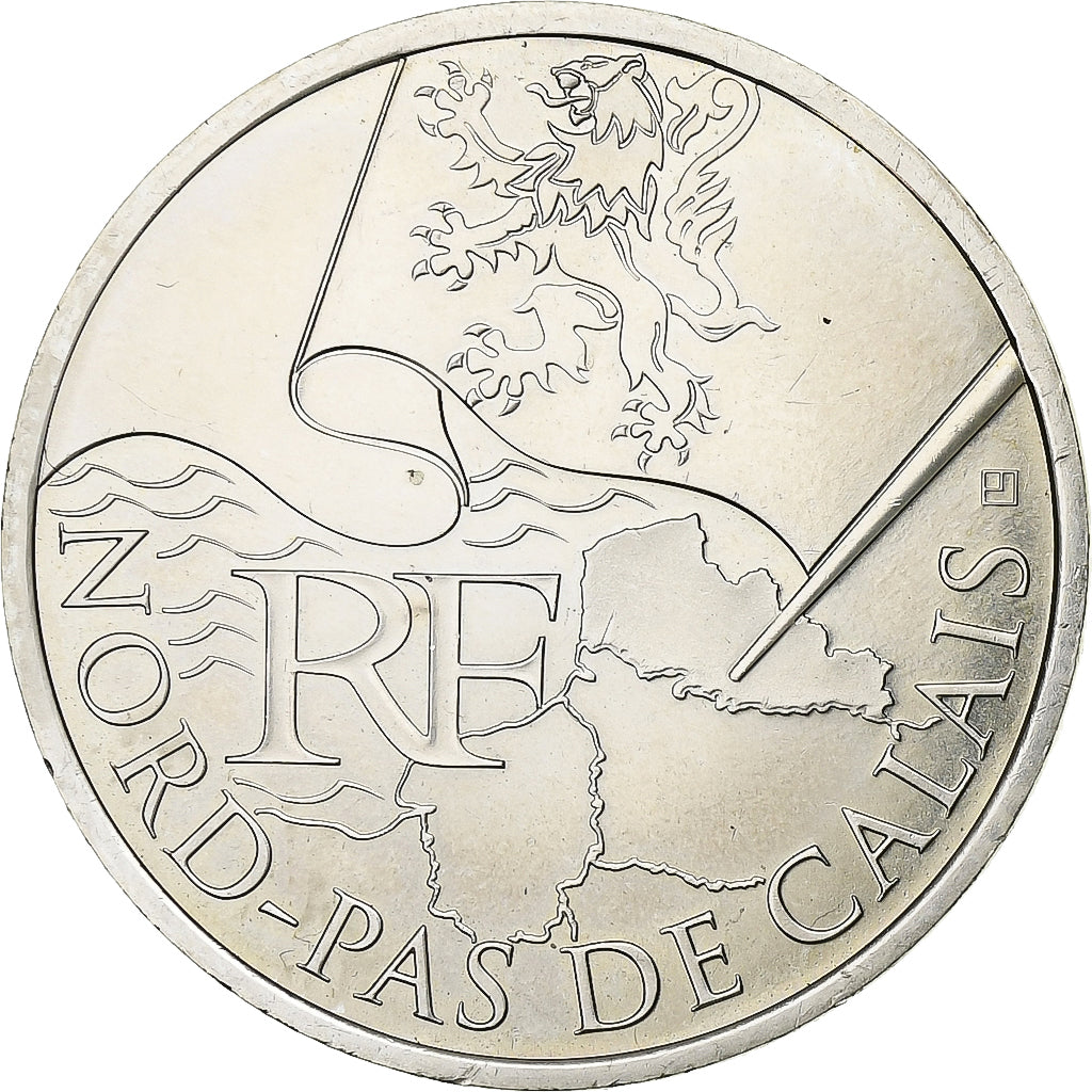 Francja, 10 Euro, 2010, Paris, Srebro, MS(63), Gadoury:EU399, KM:1664