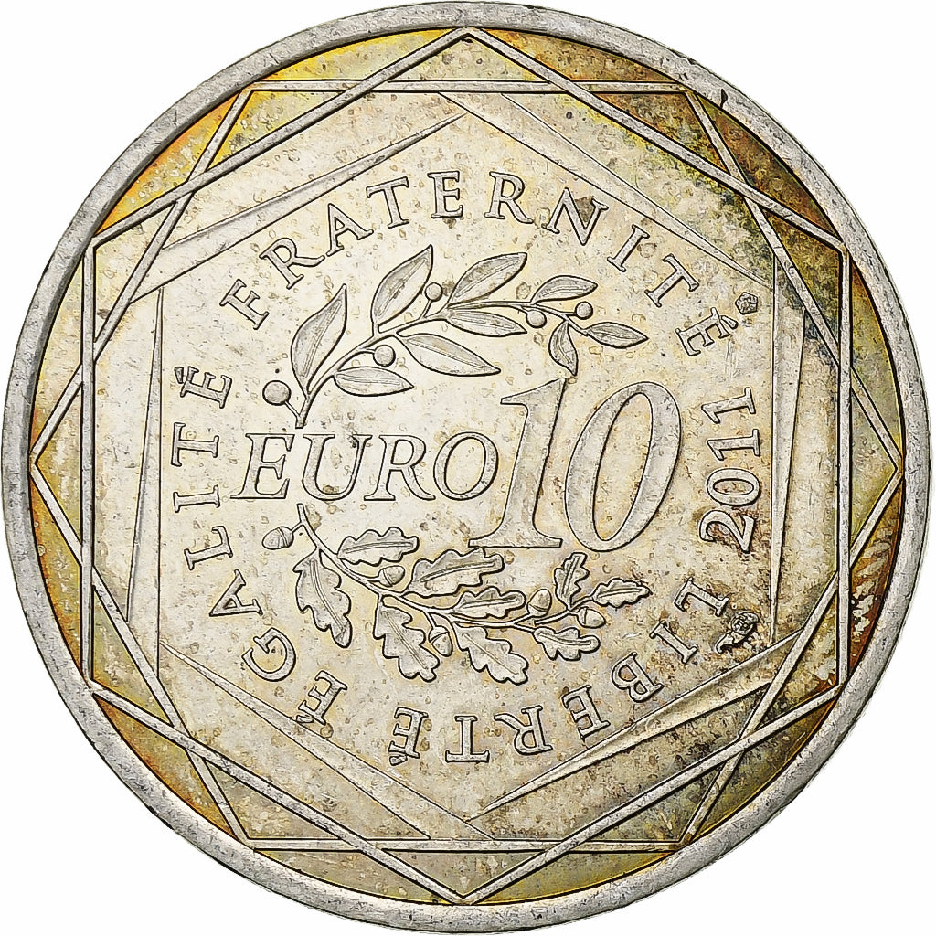 Francia, 10 Euro, 2011, Paris, Argento, SPL-, KM:1739