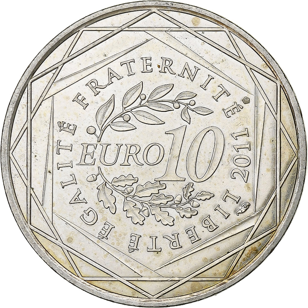 Francia, 10 Euro, Nord-Pas De Calais, 2011, Monnaie de Paris, Argento, SPL