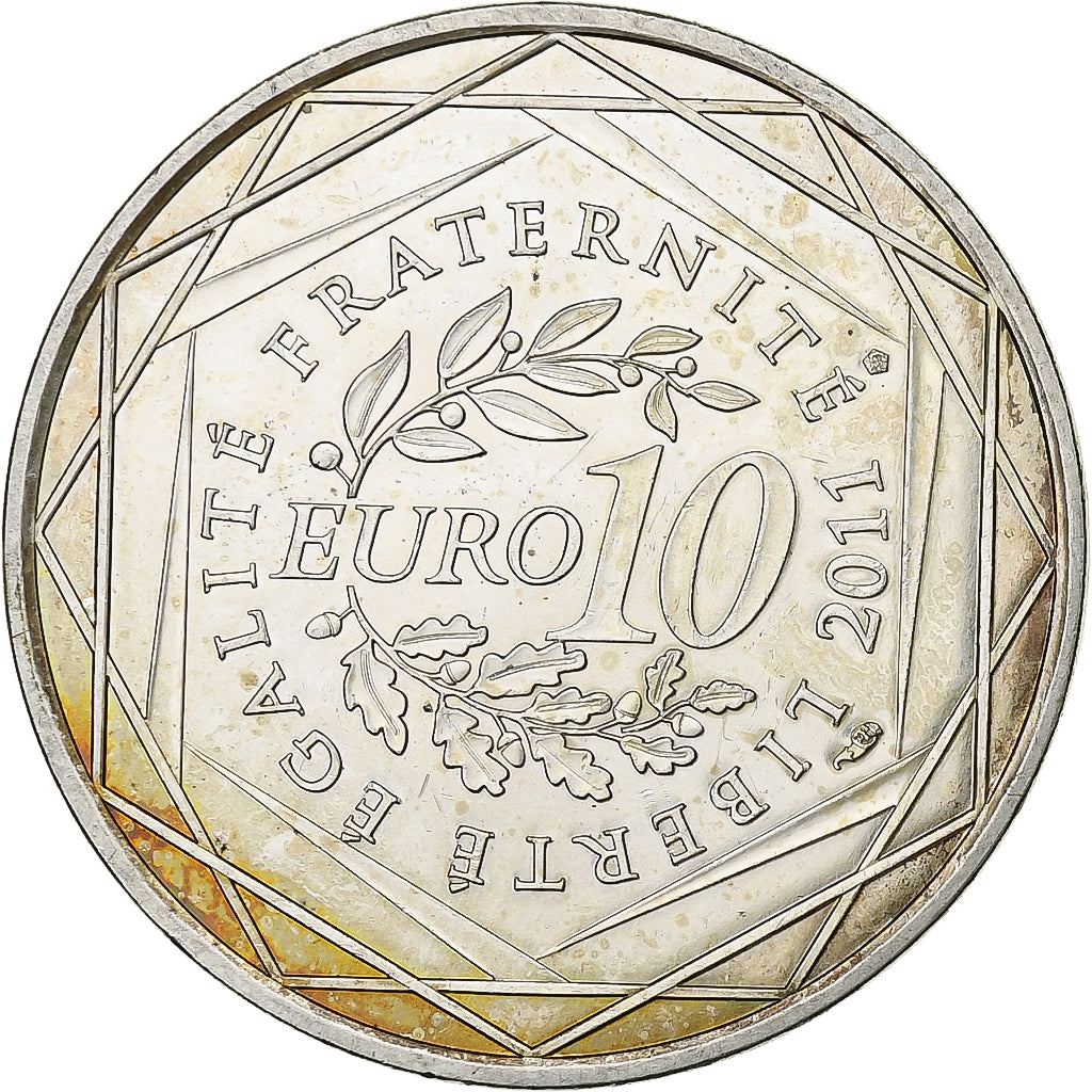 Francia, 10 Euro, Nord-Pas De Calais, 2011, Monnaie de Paris, Argento, SPL