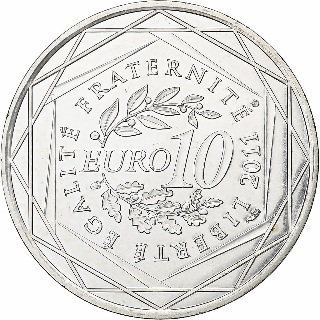 Francia, 10 Euro, Nord-Pas De Calais, 2011, Monnaie de Paris, Argento, FDC