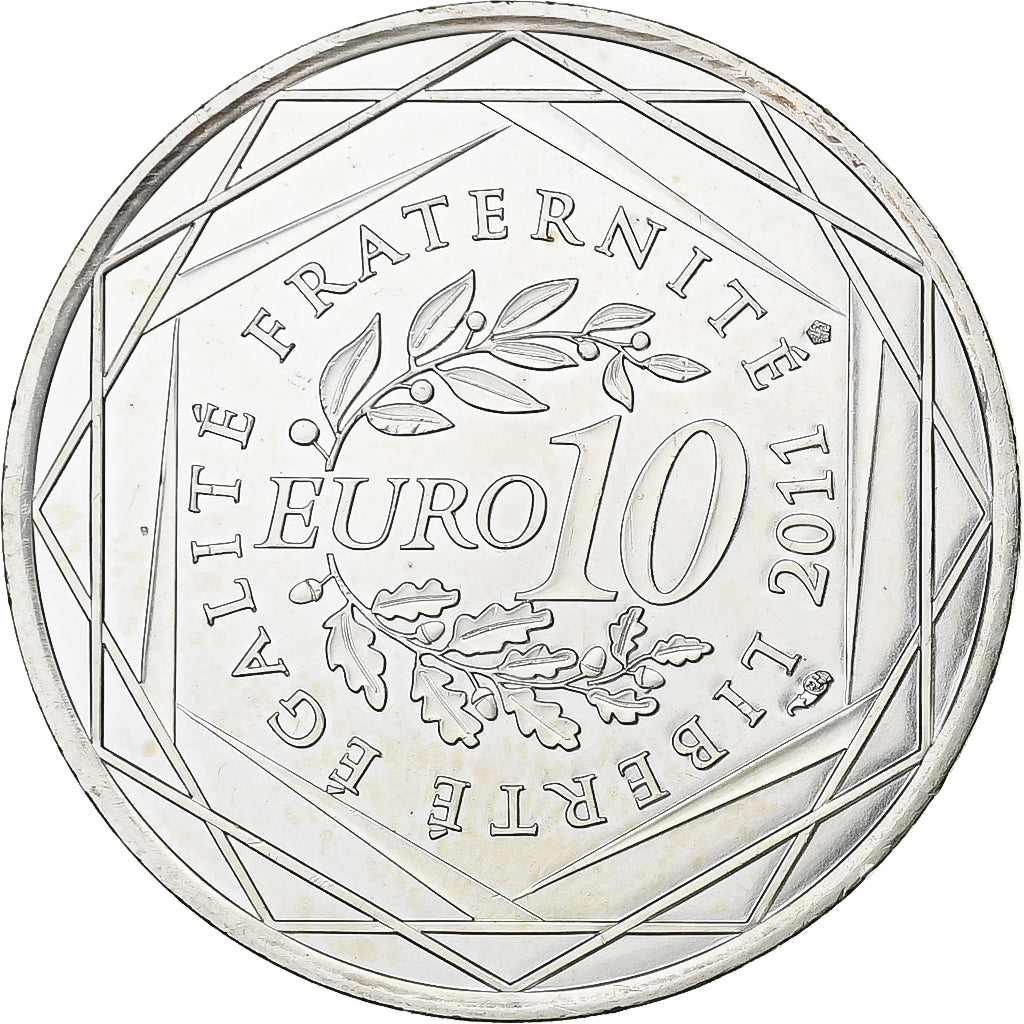 Francia, 10 Euro, Nord-Pas De Calais, 2011, Monnaie de Paris, Argento, FDC