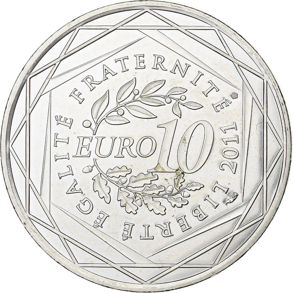 Francia, 10 Euro, 2011, Paris, Argento, FDC, KM:1745