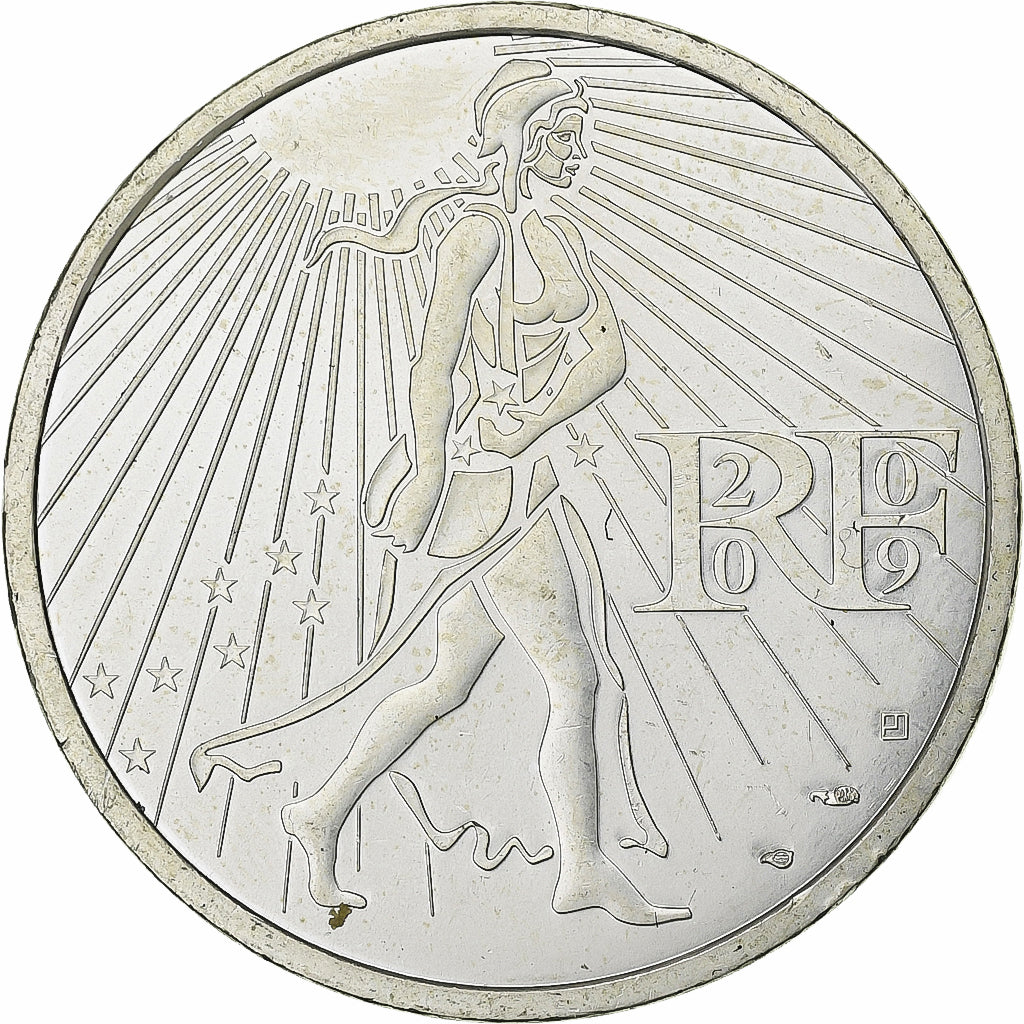 France, 25 Euro, 2009, Silver, MS(63), Gadoury:EU338, KM:1581