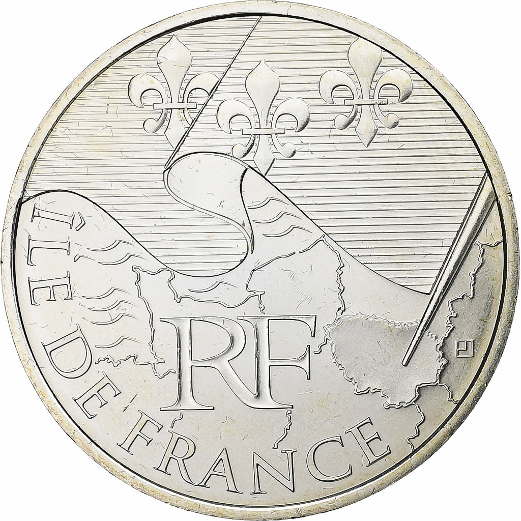Frankreich, 10 Euro, Euros des régions, Ile De France, 2010, Paris, Silber