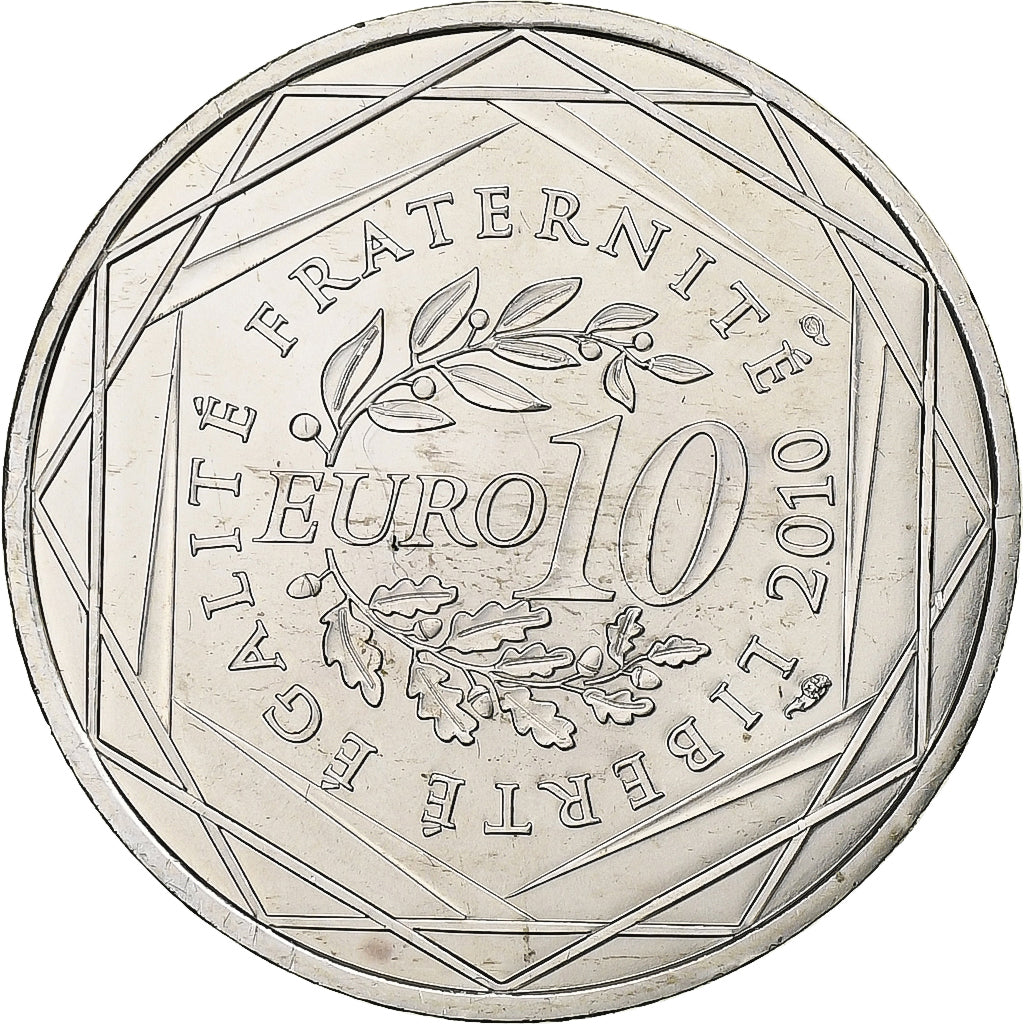 Frankreich, 10 Euro, Euros des régions, Pays De La Loire, 2010, Paris, Silber